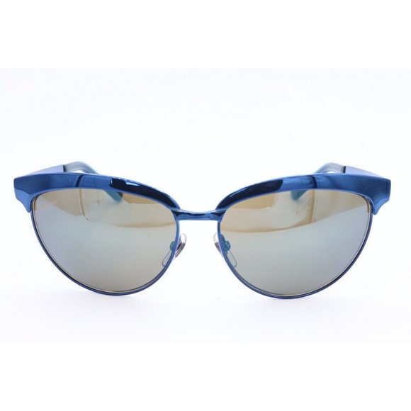 New Authentic Gucci GG 4249/S BO33U Cat Eye Blue Sunglasses Brown Lens 59mm (A) main image 4